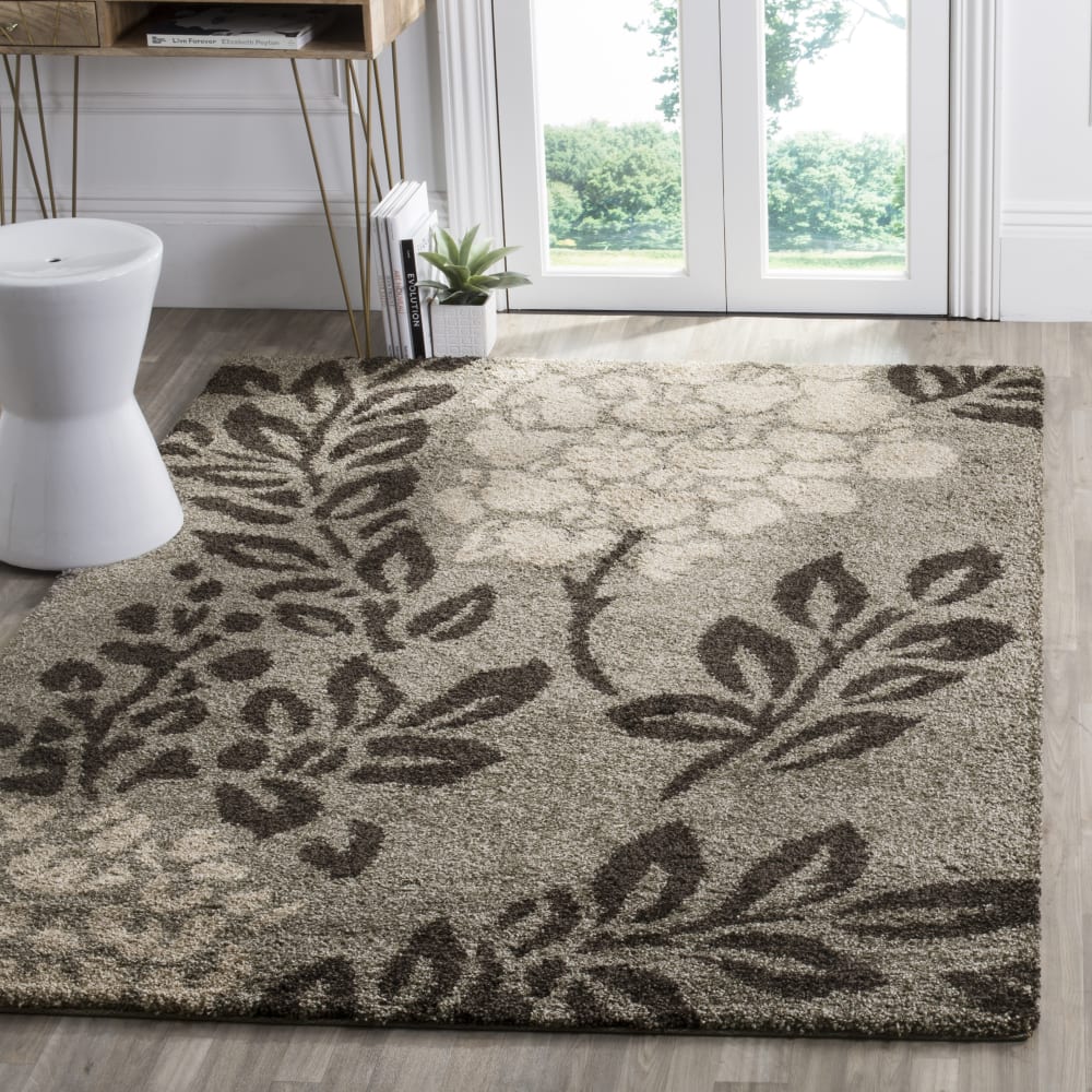 Polypropylen-Teppich in Grau/Braun, 160 x 229 cm - Maisons Du