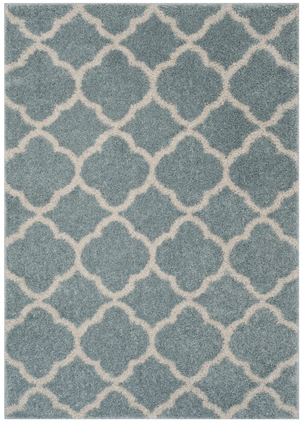 Safavieh Polypropylen-Teppich in Blau/Weiß, 155 x 229 cm style classic chic Blau Pp - Polypropylen