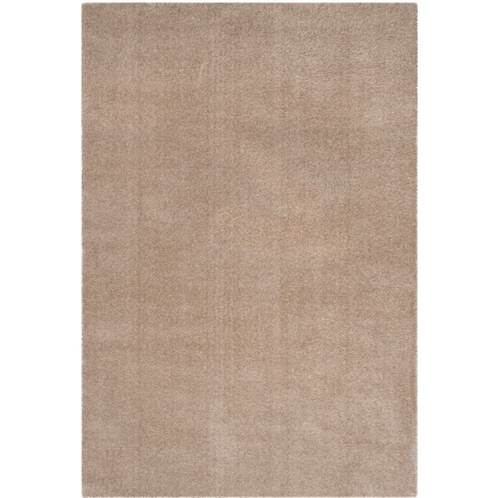 Shag Polyester-Teppich in Beige, 155 x 229 cm - Maisons Du Monde