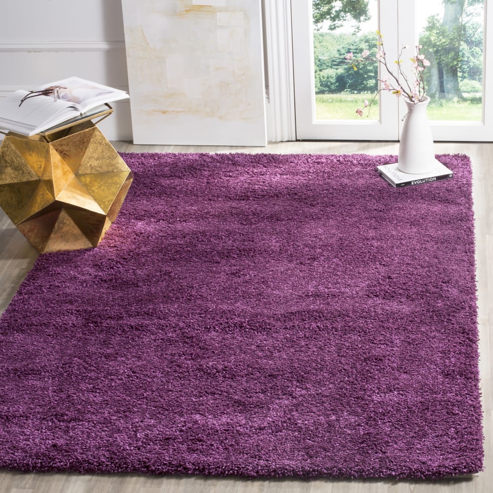 Tapis en polypropylène violet, 160 x 229 cm — vue 3