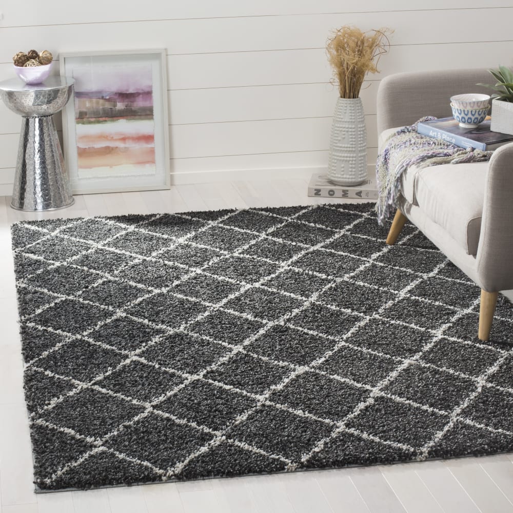 Safavieh Polypropylen-Teppich in Grau/Beige, 155 x 229 cm style classic chic Grau Pp - Polypropylen