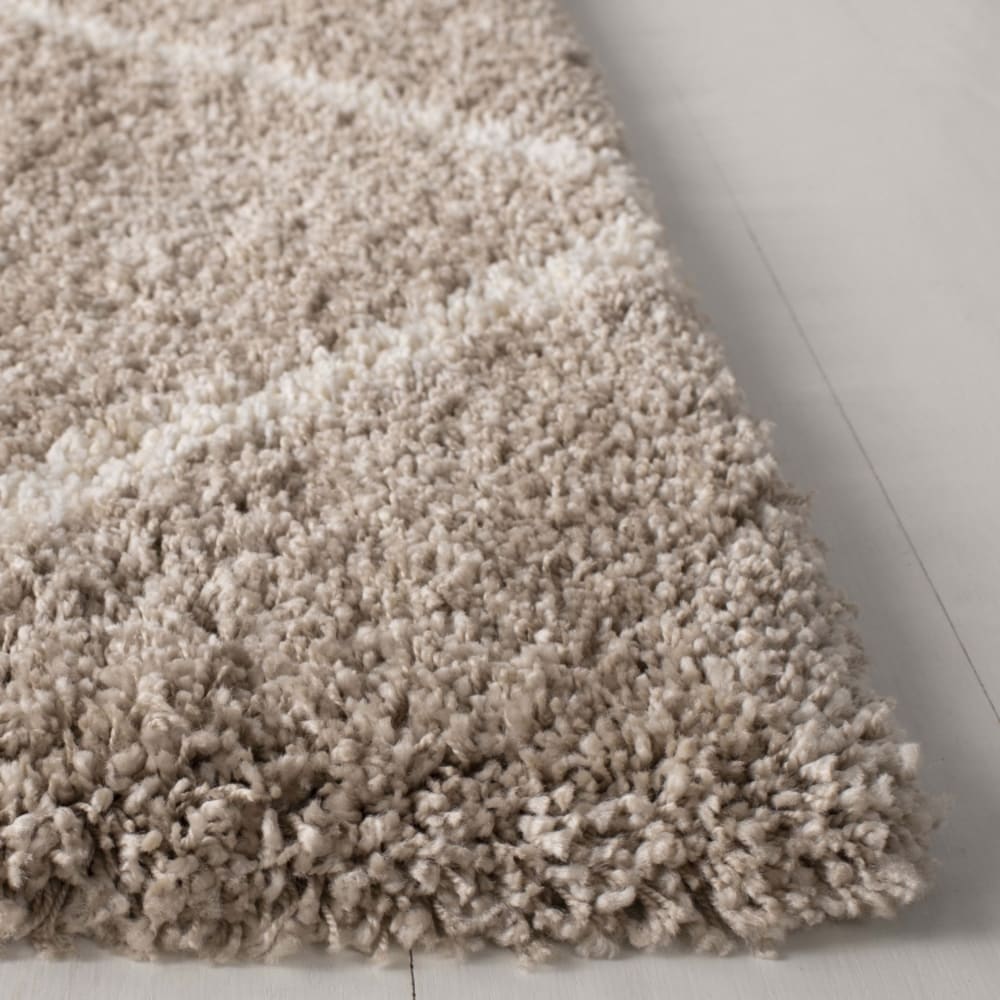 Tapis en polypropylène beige/blanc, 155 x 229 cm — vue 4