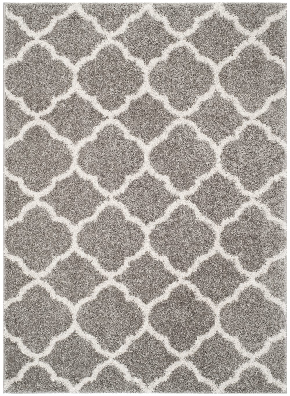 Safavieh Polypropylen-Teppich in Grau/Weiß, 155 x 229 cm style classic chic Grau Pp - Polypropylen