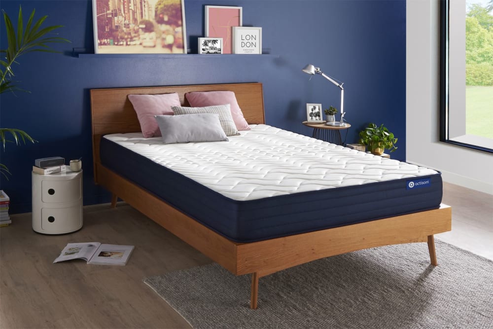 Matratze aus Taschenfederkern und Memory-Schaum 130 x 220 cm,