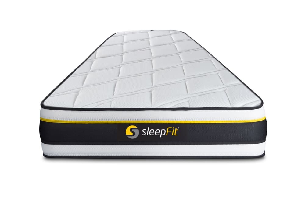 Sleepfit Matratze 80 x 220 cm, weiß style classic chic - Stoff