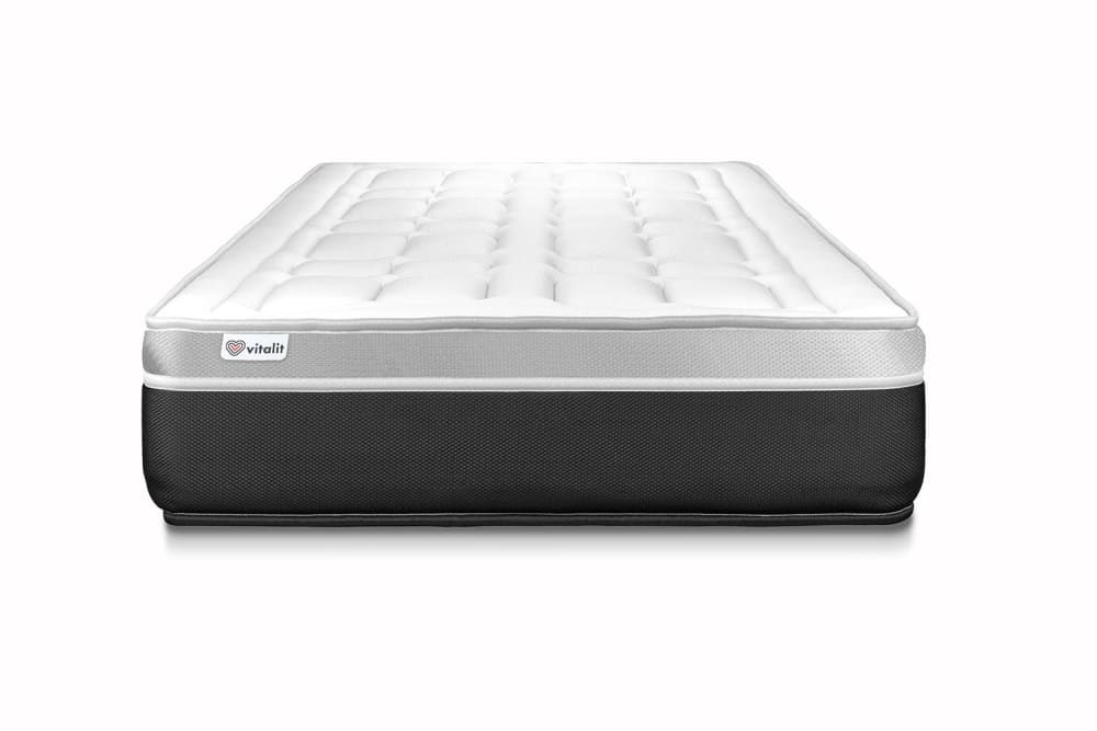 Vitalit Matratze aus Polyurethan-Memory-Schaum 100 x 220 cm, weiß style modern - Stoff
