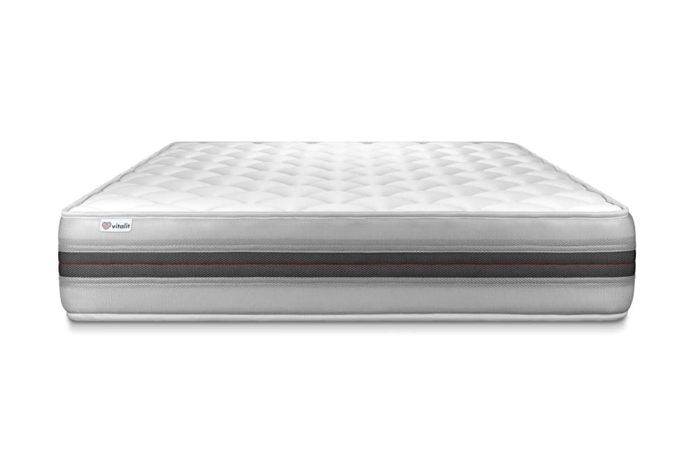 Vitalit Matratze aus Polyurethan-Memory-Schaum 160 x 220 cm, weiß style modern - Stoff