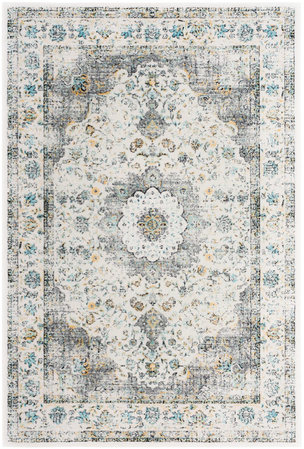 Tapis gris 155 x 229 cm