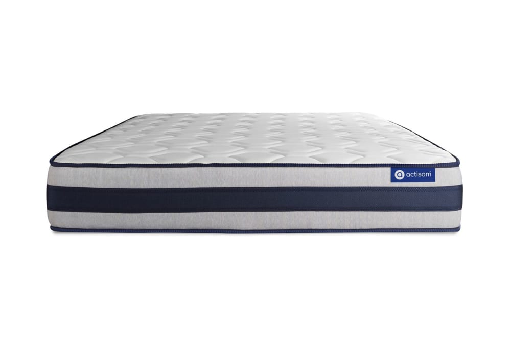 Actisom Matratze aus Latex und Memory-Schaum 130 x 220 cm, weiß style modern - Holz