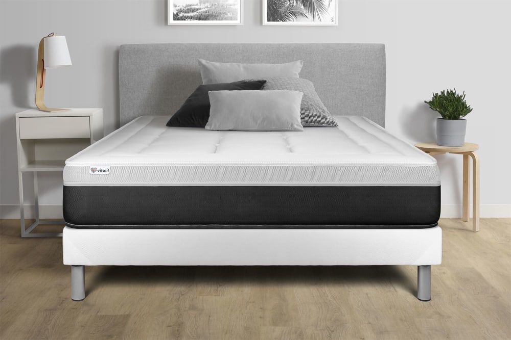Matratze aus Taschenfederkern und Memory-Schaum 160 x 220 cm,