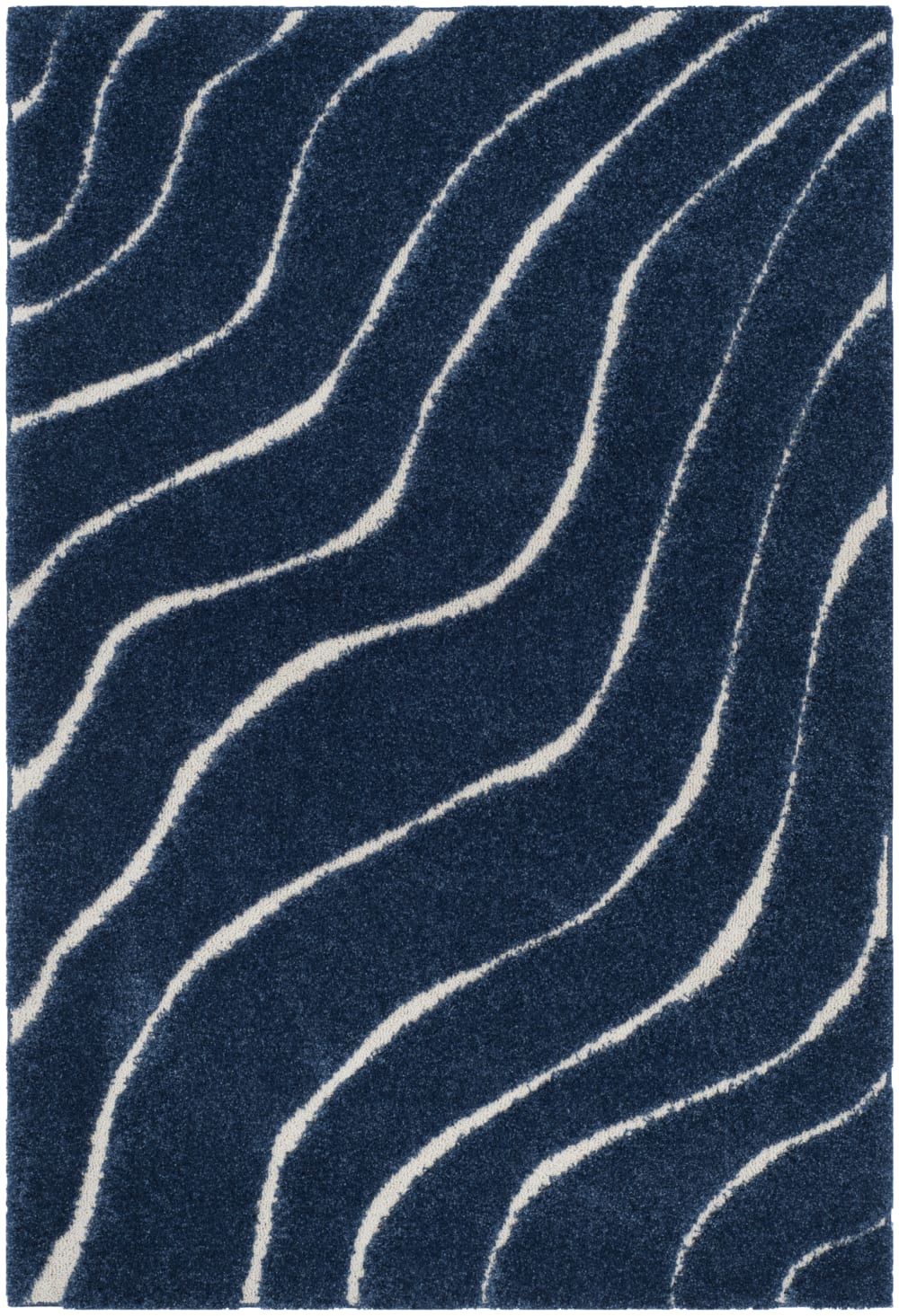 Safavieh Polypropylen-Teppich in Blau/Beige, 160 x 229 cm style classic chic Blau Pp - Polypropylen