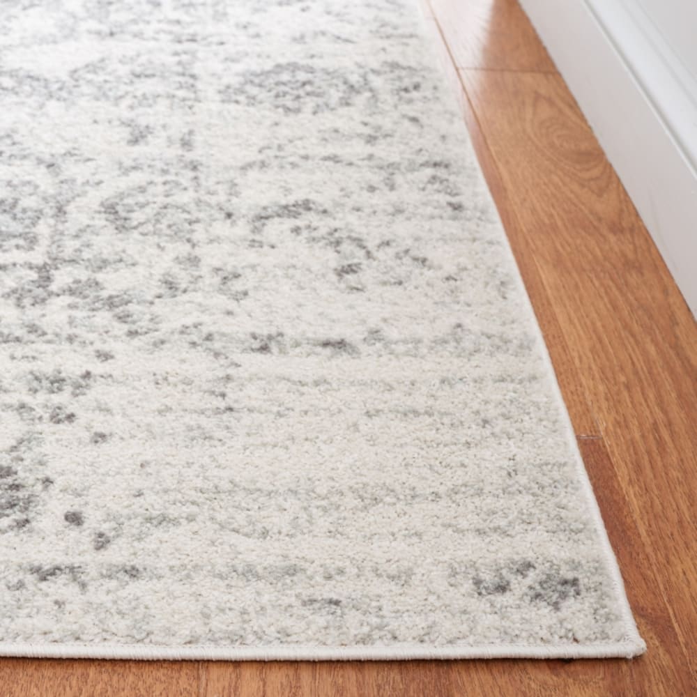 Tapis traditionnel en polypropylène argent/blanc, 160 x 229 cm — vue 4