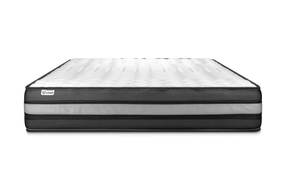 Vitalit Matratze aus Polyurethan-Memory-Schaum 160 x 220 cm, weiß style modern - Stoff
