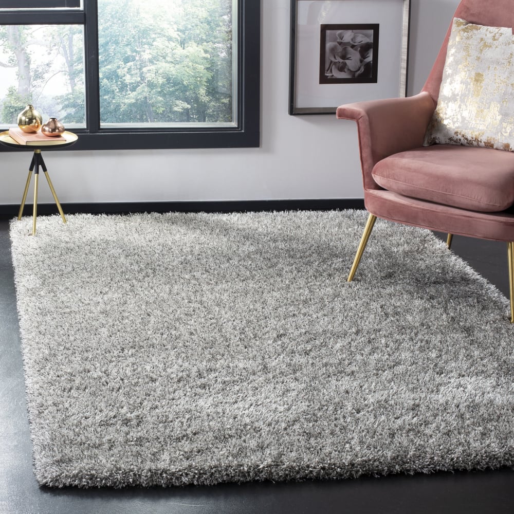 Polypropylen-Teppich in Silber, 160 x 229 cm - Maisons Du Monde