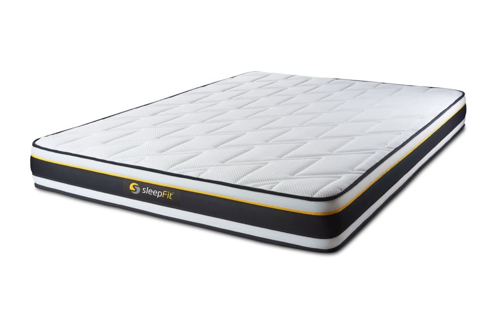 Sleepfit Matratze 180 x 220 cm, weiß style classic chic - Stoff