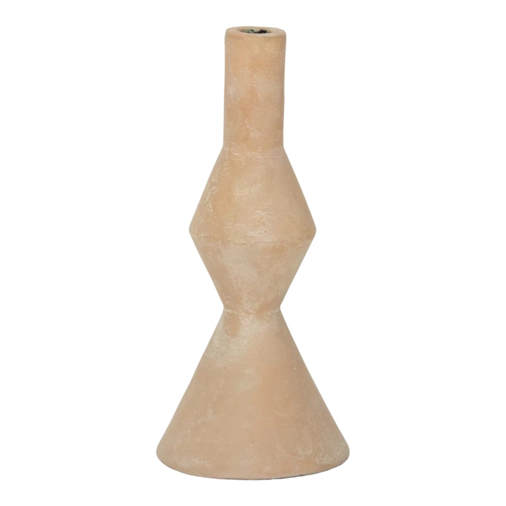Urban Nature Culture Kerzenhalter aus Ecomix braun Ø 12.5 * 27 cm - Naturfasern