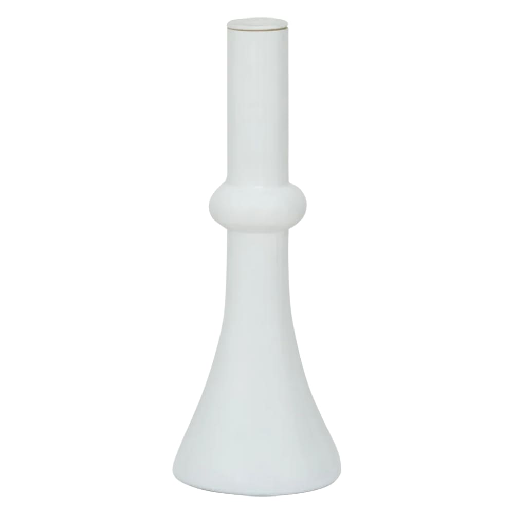 Urban Nature Culture Kerzenhalter aus Glas weiß Ø 28 * 10.5 cm - Glas