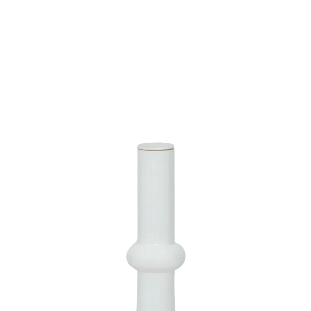 Kerzenhalter aus Glas weiß Ø 28 * 10.5 cm - Maisons Du Monde
