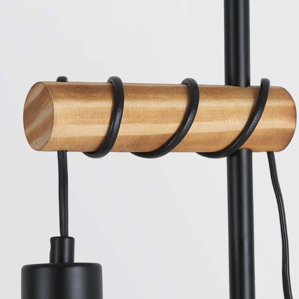 Anderson ii - lampadaire en métal, noir, l 22 cm, e27 — vue 4
