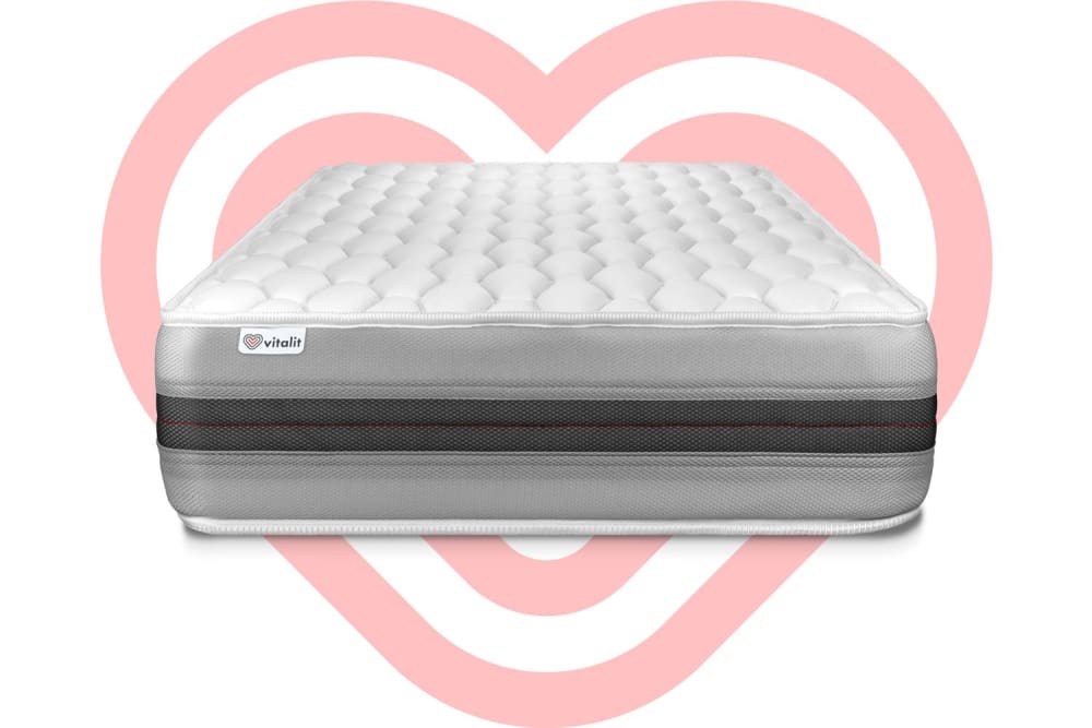 Matratze aus Taschenfederkern und Memory-Schaum 100 x 220 cm,
