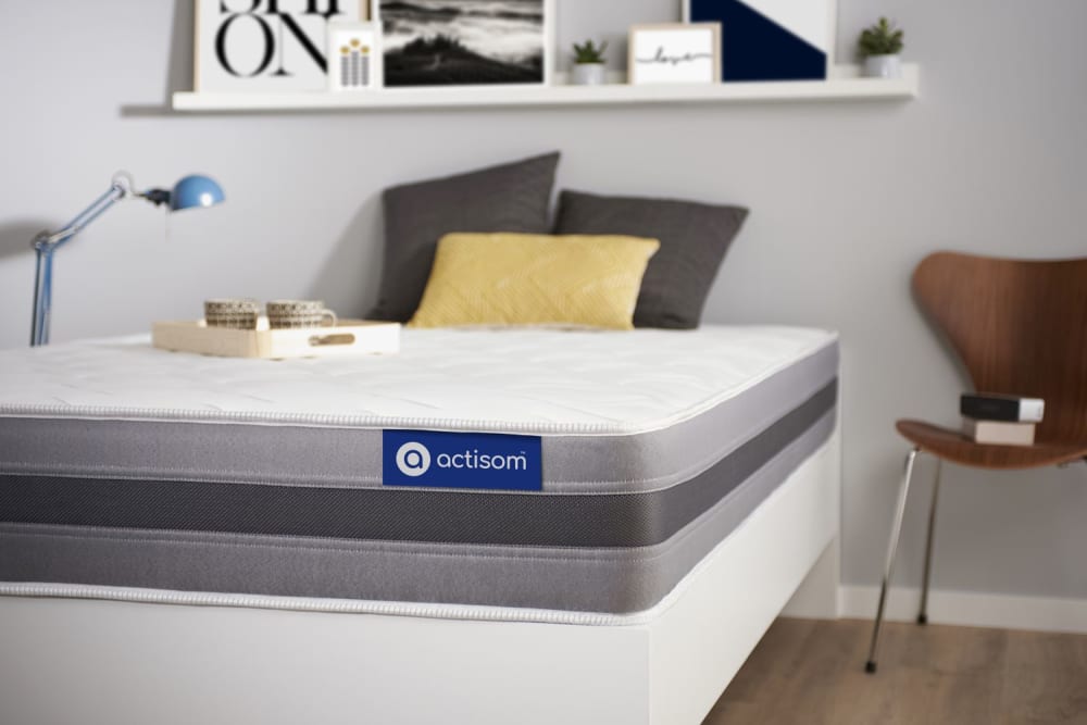 Matratze aus Memory-Schaum 80 x 220 cm, weiß, Härtegrad : Fest -