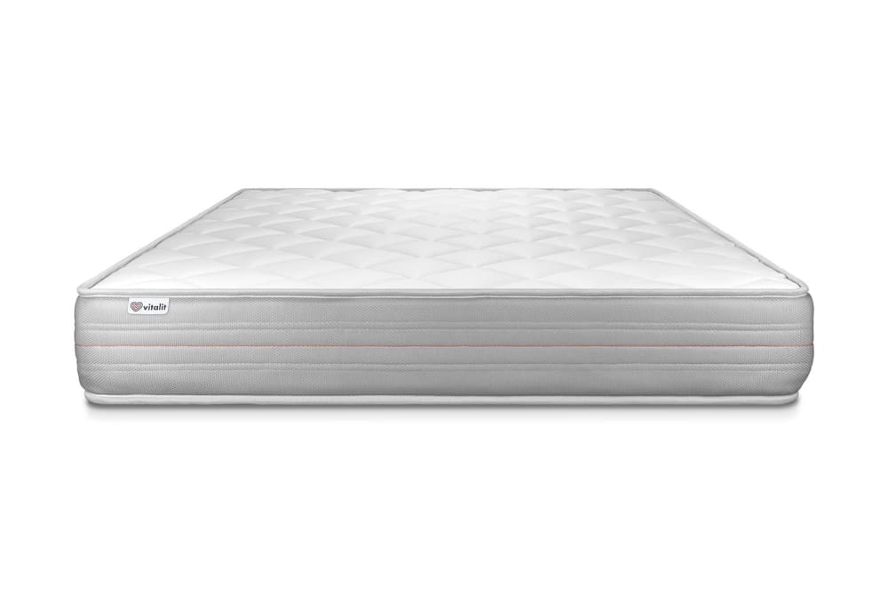 Vitalit Matratze aus Polyurethan-Memory-Schaum 180 x 220 cm, weiß style modern - Stoff