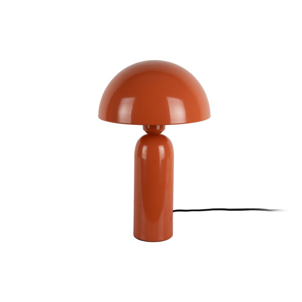 Lampe de table métal orange 22x22x35cm