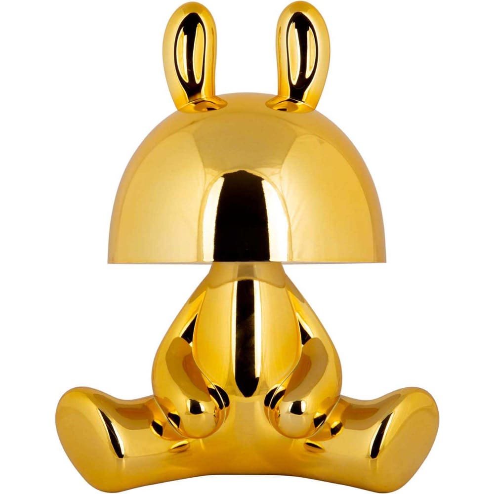 Lampe de table thermoplastique doré doré 22x17x27cm — vue 4