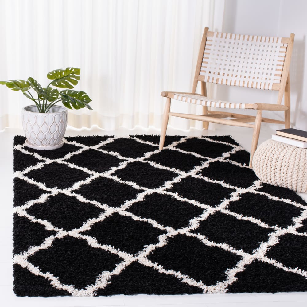 Tapis en polypropylène noir/blanc, 155 x 229 cm — vue 3