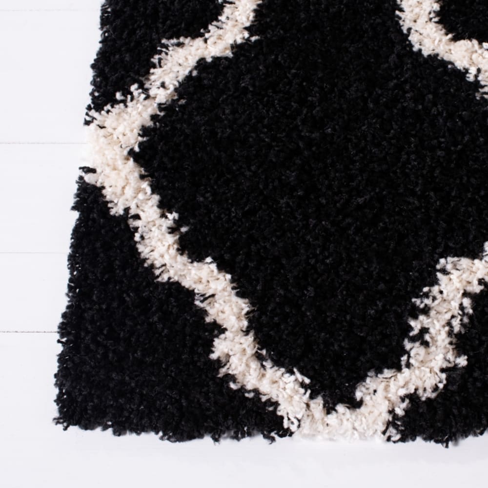 Tapis en polypropylène noir/blanc, 155 x 229 cm — vue 4
