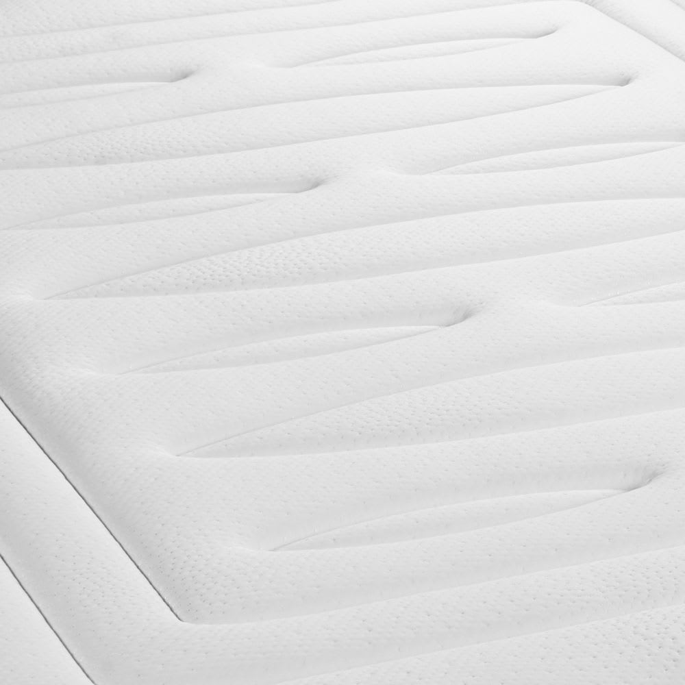 Matratze aus Taschenfederkern und Memory-Schaum 70 x 220 cm, weiß