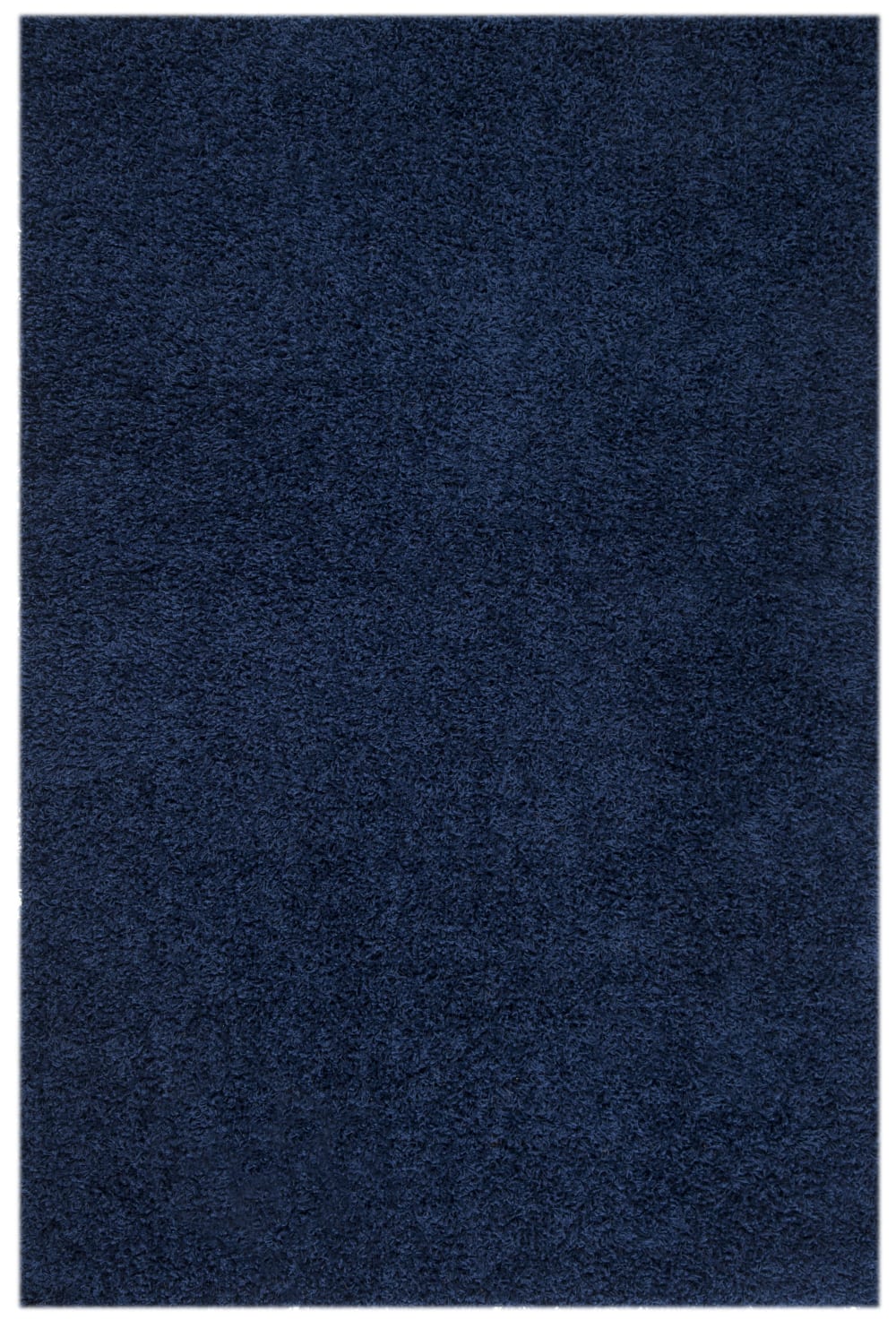 Tapis shag en polypropylène bleu, 155 x 229 cm