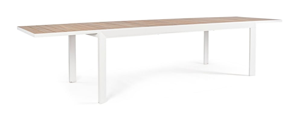 Table en aluminium avec - plateau