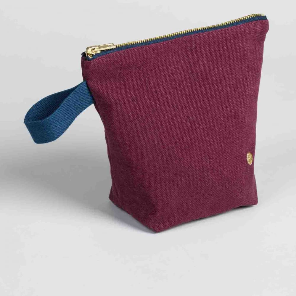 Kulturtasche in Bio-Baumwolle Wine 18x22x8 cm - Maisons Du Monde