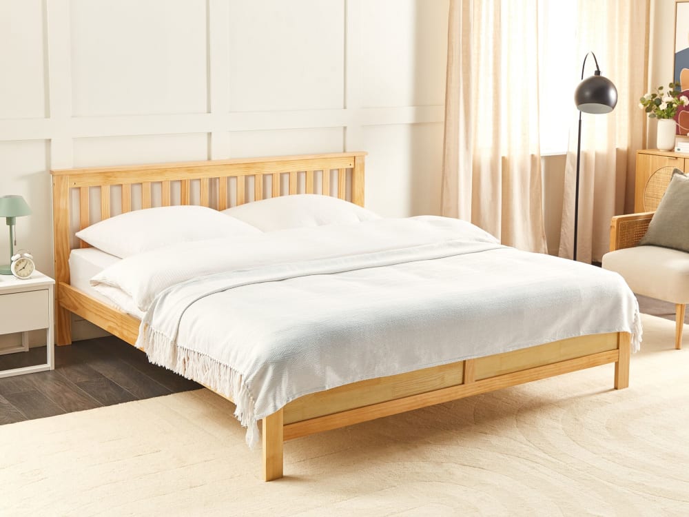 Kuscheldecke aus Baumwolle 240 x 220cm, weiß - Maisons Du Monde
