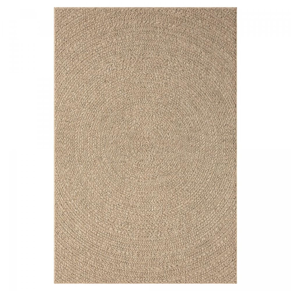 Un amour de tapis Outdoor-Innenteppich in Ton-in-Ton-Jute-Optik, 240 x 340 cm, Beige style modern Beige Öko-Tex Zertifikat Pes - Polyester