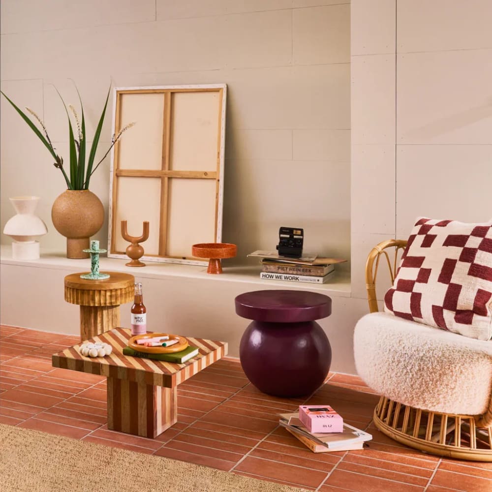Vase aus Keramik beige Ø 31 * 41  cm - Maisons Du Monde