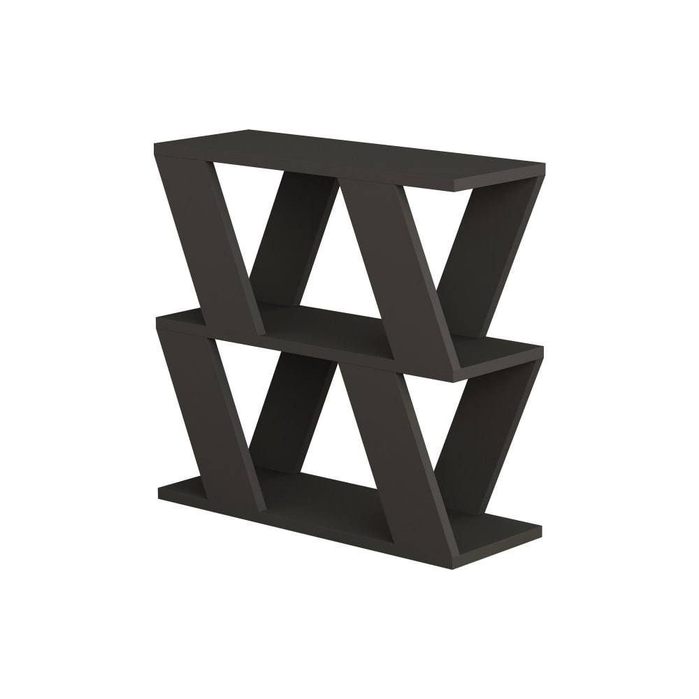 Habitat & Jardin Table d'appoint aus 60 x 22 x 57 cm grau anthrazit style modern - Holz