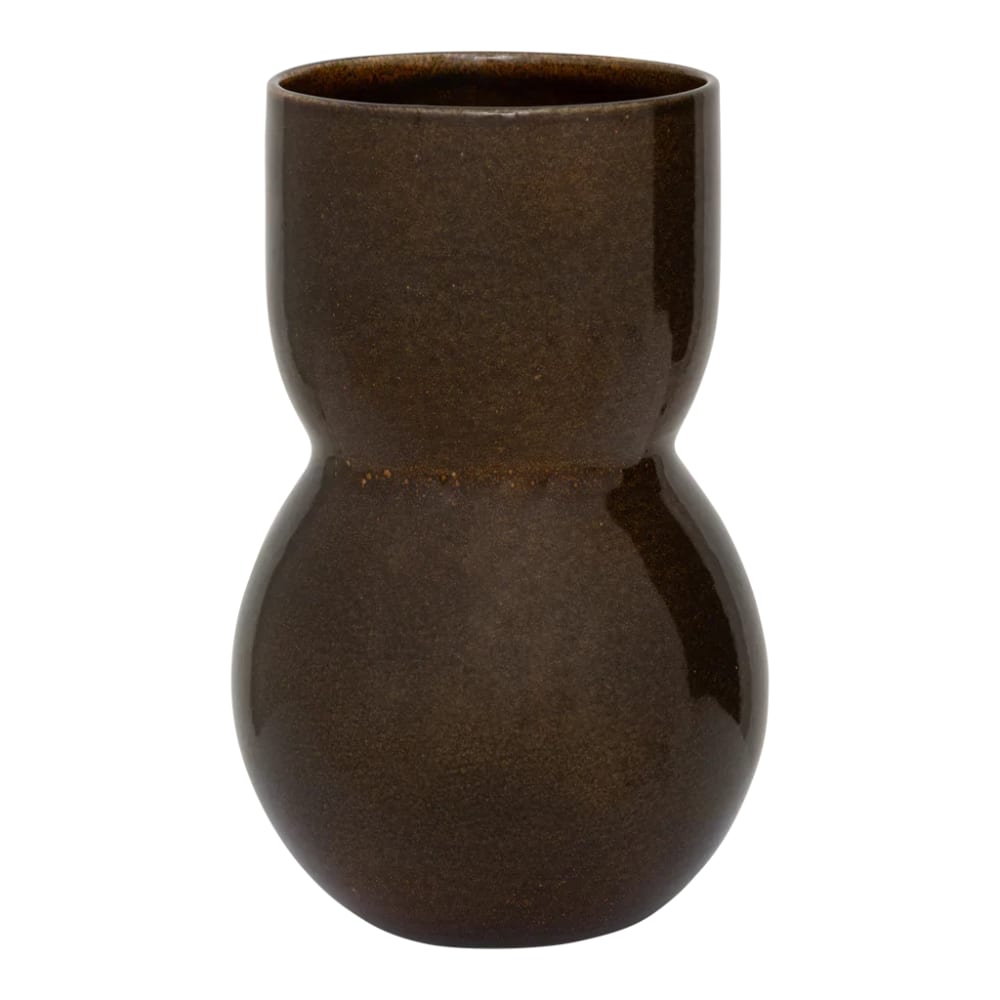 Urban Nature Culture Vase aus Keramik braun Ø 17.5 * 28 cm - Keramik