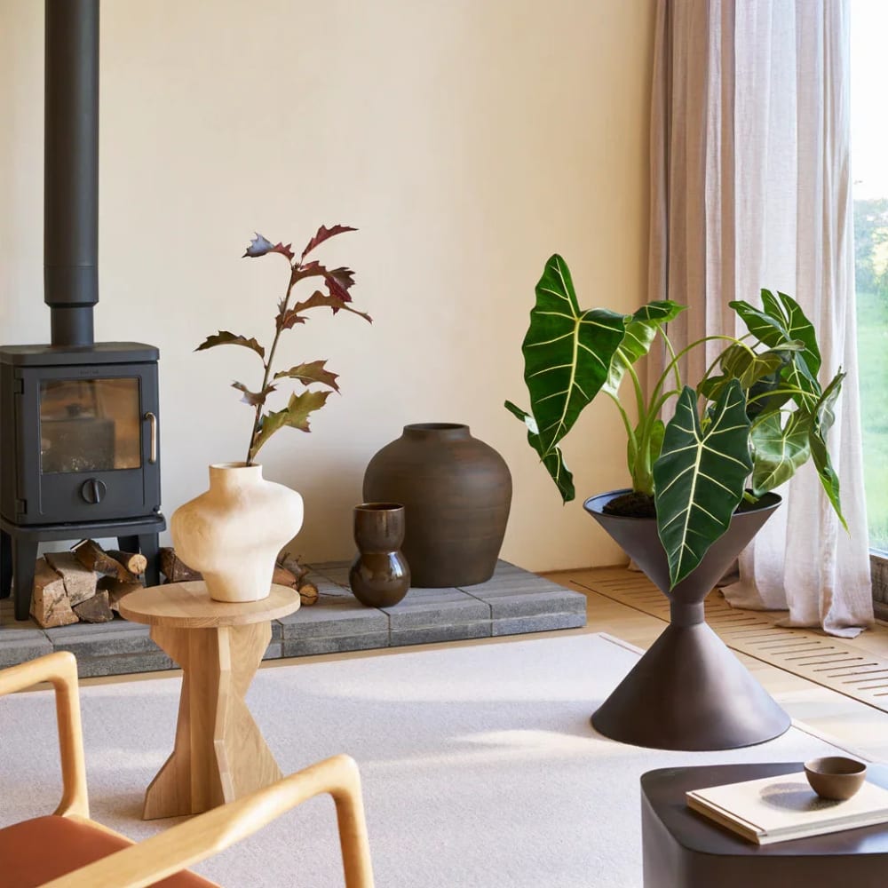 Vase aus Keramik braun Ø 17.5 * 28 cm - Maisons Du Monde
