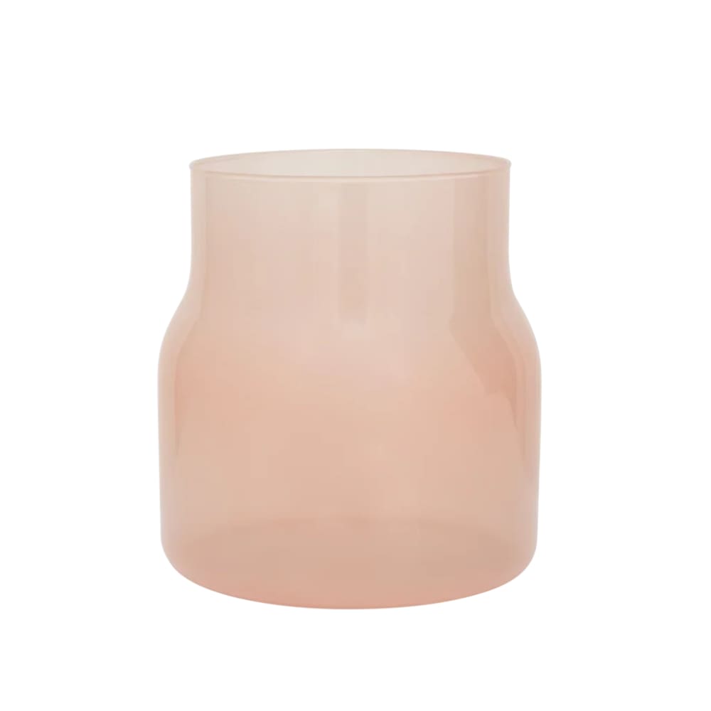 Urban Nature Culture Vase aus Glas rosa Ø 18 * 19.5 cm - Glas