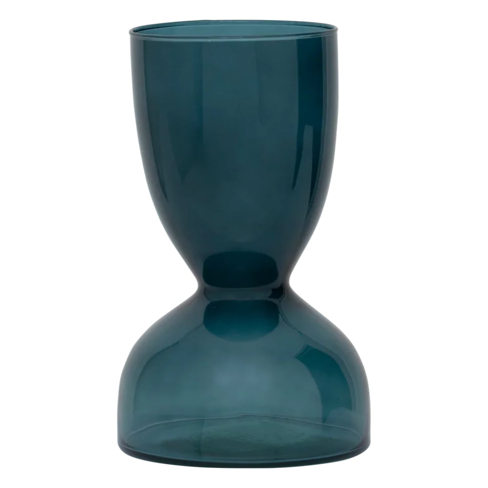 Vase en verre verte ø 16 * 27 cm