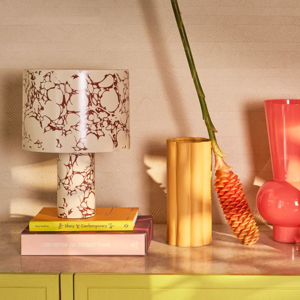 Vase aus Keramik orange Ø 12.5 * 28 cm - Maisons Du Monde