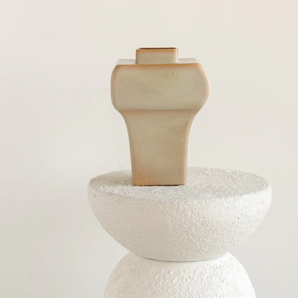 Vase aus Keramik grün 21.4 * 20.5 * 28 cm - Maisons Du Monde