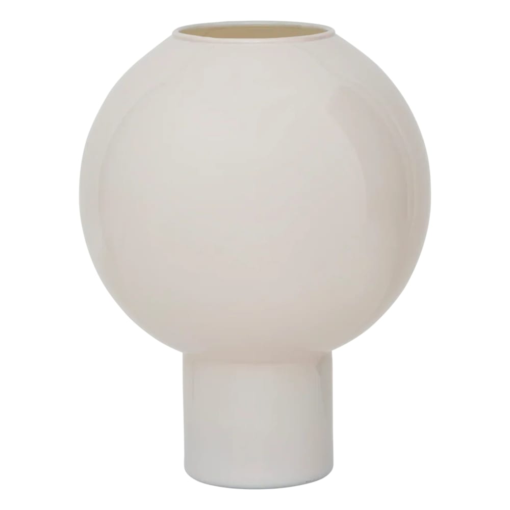 Vase en verre beige ø 28 * 36 cm Vase en verre beige ø 28 * 36 cm