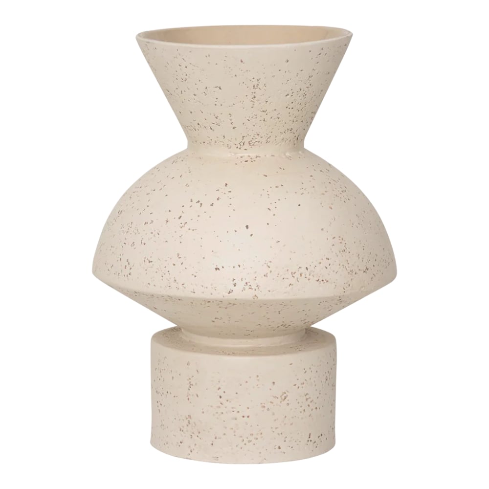 Urban Nature Culture Vase aus Keramik weiß Ø 25 * 27 cm - Keramik