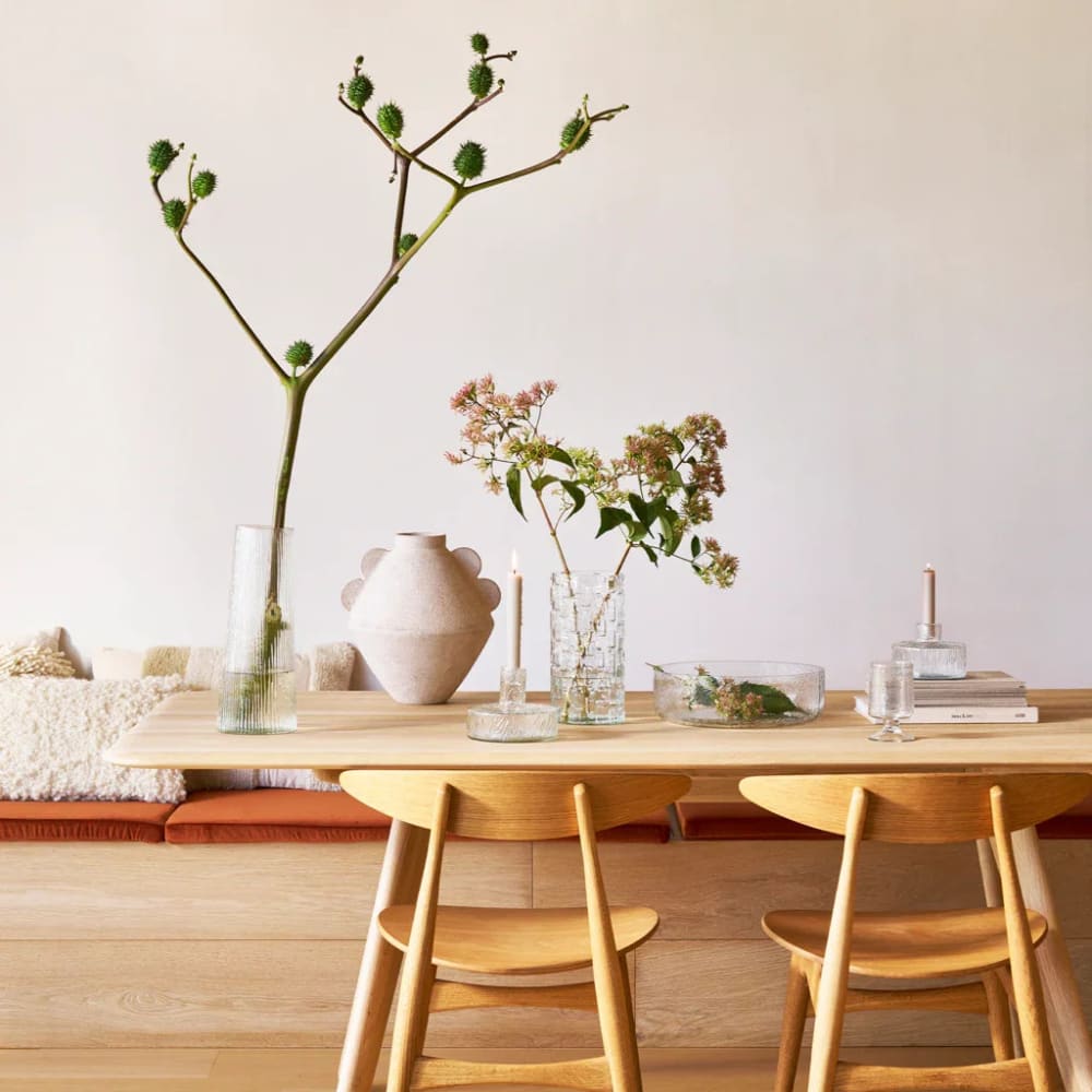 Vase aus Glas transparent Ø 13 * 35 cm - Maisons Du Monde