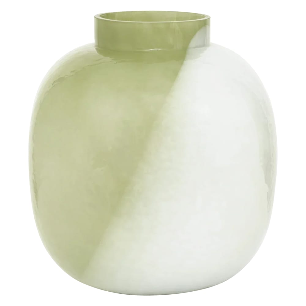 Urban Nature Culture Vase aus Glas grün 19 * 19 * 20 cm - Glas