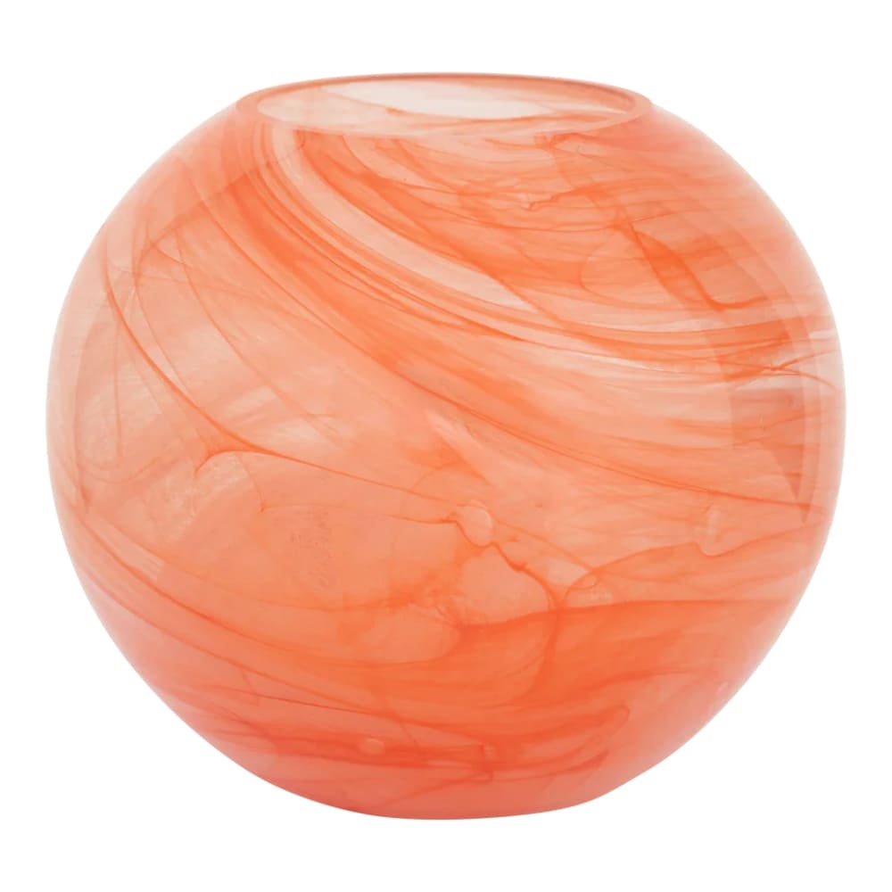 Urban Nature Culture Vase aus Glas orange Ø 22 * 19 cm orange Glas