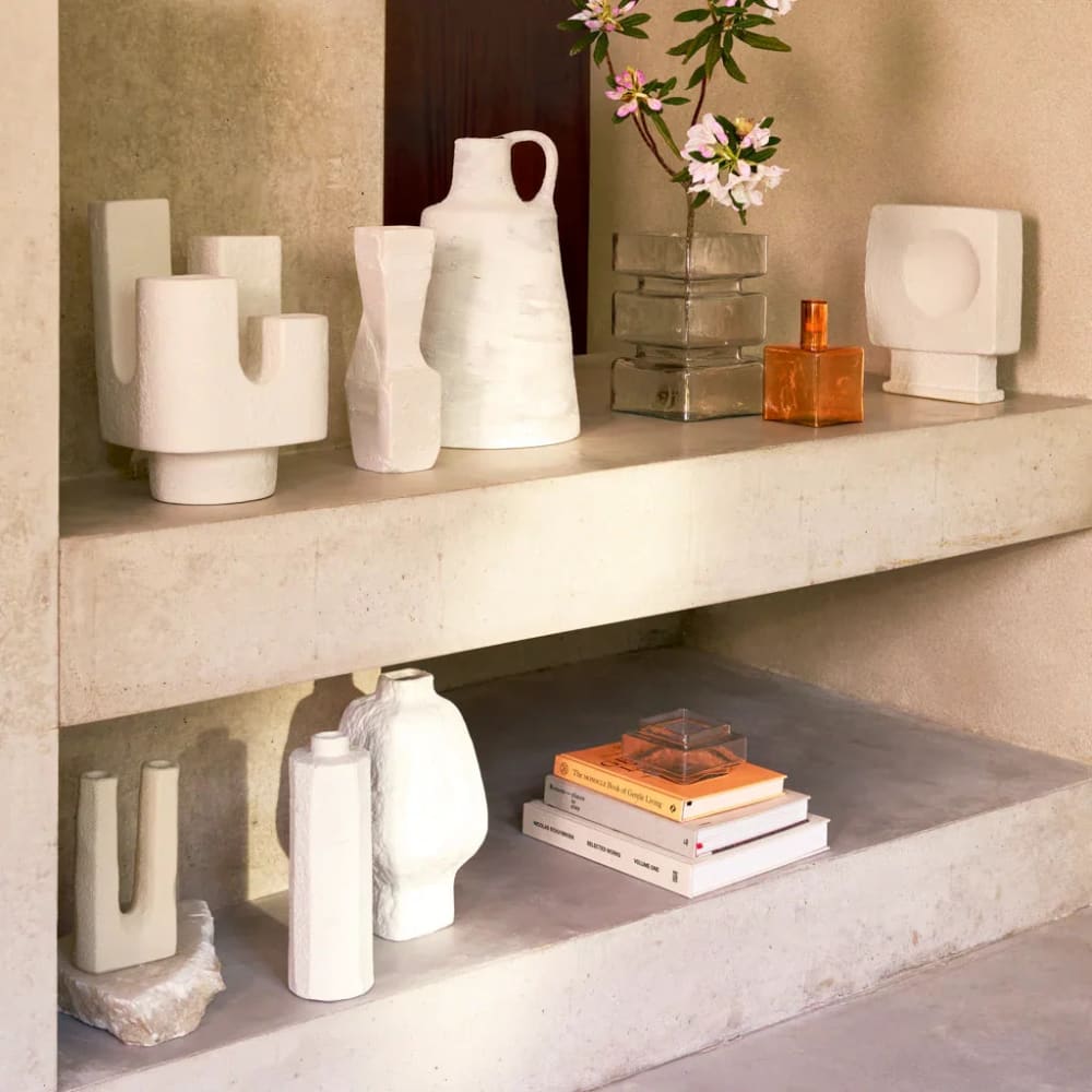 Vase en céramique blanche ø 23 * 38 cm — vue 3